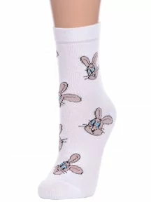 Женские носки Брестские (БЧК), 23С1161, рис. 632, БЕЛЫЕ