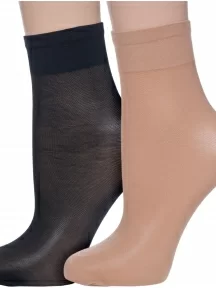 Комплект из 2 пар женских носков Conte, 2-Tension soft 40Н, микс 2