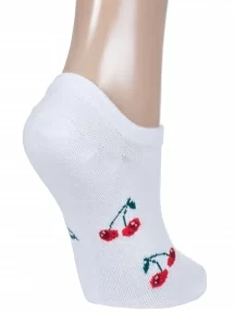 Женские носки "Красная ветка", С-1264, БЕЛЫЕ