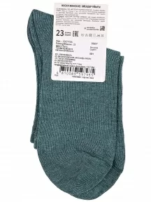 Женские спортивные носки Брестские (БЧК), 23С1155, рис. 581, ТЕМНО-ИЗУМРУДНЫЕ МЕЛАНЖ