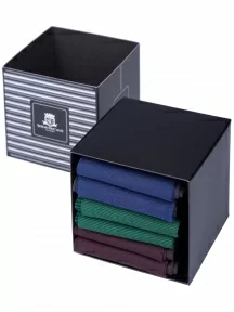 Набор мужских носков из мерсеризованного хлопка, 6 пар (ТМ Sergio di Calze), PG-17SC4-6, микс 3