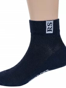 Детские носки с сеточкой RuSocks (Орудьевский трикотаж), Д-36, ТЕМНО-СИНИЕ