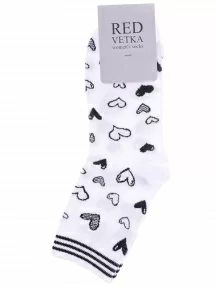 Женские носки "Красная ветка", С-2204, БЕЛЫЕ