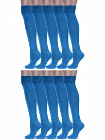 Комплект из 10 пар спортивных гольфин Альтаир, 10-Д95, СИНИЕ