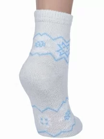 Детские теплые носки "НАШЕ" Смоленской чулочной фабрики, 236С1, рис. 1, БЕЛЫЕ №60-1