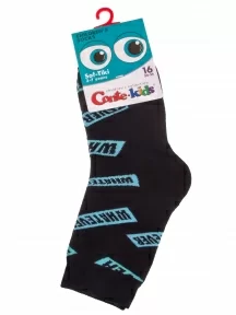 Детские махровые носки Conte kids, 21С-13СП, рис. 596, ЧЕРНЫЕ