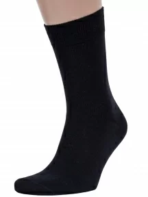 Мужские носки из 100% хлопка Брестские (БЧК), 15С2225, рис. 000, ЧЕРНЫЕ