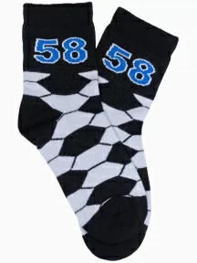 Детские носки RuSocks (Орудьевский трикотаж), Д-86, рис. 08, ЧЕРНЫЕ