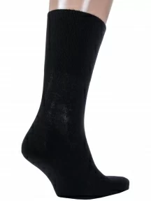 Мужские медицинские носки из 100% хлопка Dr. Feet (PINGONS), 15DF2, ЧЕРНЫЕ