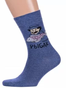 Мужские носки Брестские (БЧК), 20С2146, рис. 460, ДЖИНСОВЫЕ МЕЛАНЖ