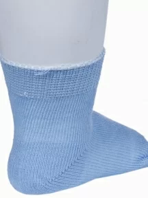 Детские носки из 100% хлопка "НАШЕ" Смоленской чулочной фабрики, С115, рис. 1, ГОЛУБАЯ ДЫМКА №9