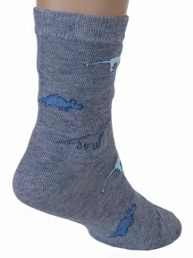 Детские носки "Красная ветка", С-574, СЕРЫЕ