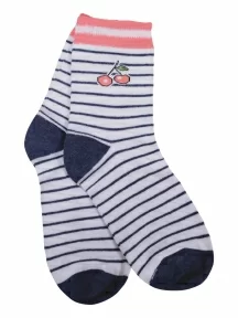 Детские носки RuSocks (Орудьевский трикотаж), Д-31353, рис. 04, БЕЛО-СИНИЕ