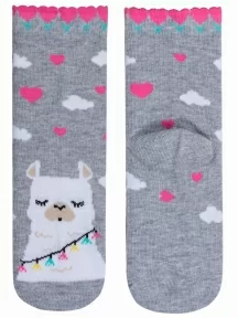 Детские носки RuSocks (Орудьевский трикотаж), Д3-13047, рис. 01, СВЕТЛО-СЕРЫЕ