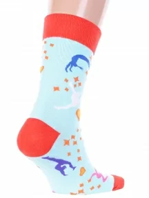 Носки унисекс Hobby Line, нус80152-15-12, БИРЮЗОВЫЕ