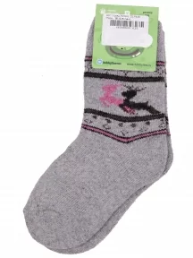 Детские теплые махровые носки Hobby Line, Ндад7639-6, СЕРЫЕ