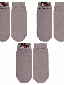 Комплект из 3 пар детских носков Гамма, 3-С1707, БЕЖЕВЫЕ МЕЛАНЖ