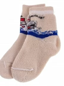 Детские махровые носки Альтаир, С108, СВЕТЛО-БЕЖЕВЫЕ