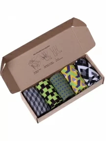 Набор из 5 пар мужских носков MSCLUB №М23, ВИ5-НМ23, микс 2