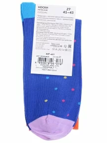 Носки unisex ХОХ FANTASY, XF-41, ВАСИЛЬКОВЫЕ