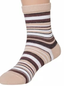 Детские носки LORENZline, Л31, БЕЖЕВО-КОРИЧНЕВЫЕ