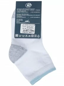 Детские носки RuSocks (Орудьевский трикотаж), Д3-130093М, БЕЛЫЕ