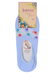 Женские подследники LORENZline ГОЛУБЫЕ (И30)