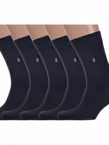 Комплект из 5 пар мужских носков Брестские (БЧК), 5-14с2122, рис. 464, ТЕМНО-СЕРЫЕ