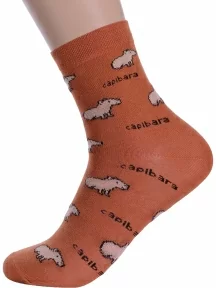 Детские носки Брестские (БЧК), 14С3081, рис. 1099 РЫЖИЕ