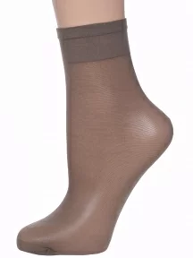 Женские носки Conte, 14С-56СП/Tension soft 20Н, Shade, серо-коричневые