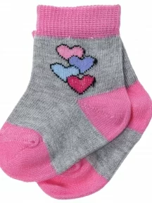 Детские носки "Борисоглебский трикотаж", 8СД1006, СЕРЫЕ