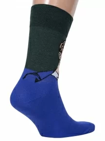 Мужские носки MSCLUB №М36, nm-398, СИНЕ-ЗЕЛЕНЫЕ