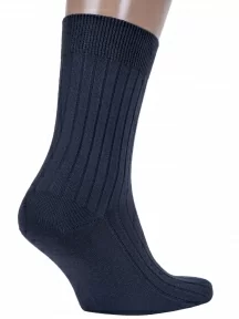 Мужские носки из 100% хлопка Брестские (БЧК), 14С2220, рис. 055, ТЕМНО-СЕРЫЕ