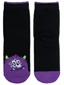 Детские носки "Красная ветка", С-1790, ЧЕРНО-ФИОЛЕТОВЫЕ