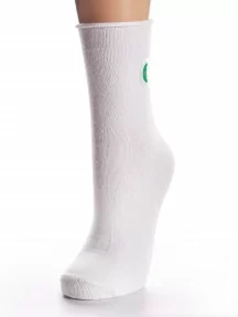 Женские носки с ослабленной резинкой PARA socks, L1D19, БЕЛЫЕ