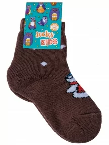 Детские махровые носки Альтаир, С90, КОРИЧНЕВЫЕ