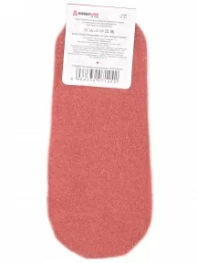 Женские теплые ультракороткие носки "Пуховые" Hobby Line, Нжпуху9501, СВЕТЛО-КОРИЧНЕВЫЕ