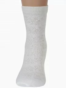 Детские носки "Алена", д304, рис. 02, КРЕМОВЫЕ