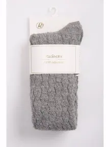 Женские гольфы RuSocks (Орудьевский трикотаж) СВЕТЛО-СЕРЫЕ (Ж-155-03)