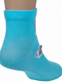 Детские носки Брестские (БЧК) рис. 568, ЛАЗУРНЫЕ (18С3086)