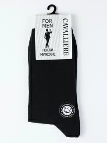 Набор из 24 пар мужских носков "Cavalliere" (RuSocks), CR-24, черные