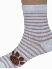 Детские носки RuSocks (Орудьевский трикотаж), Д3-13502, рис. 03, ЭКРЮ