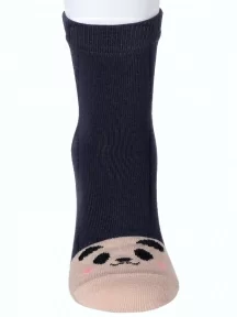 Детские носки LORENZline, Л102, ТЕМНО-СИНИЕ с мордочкой