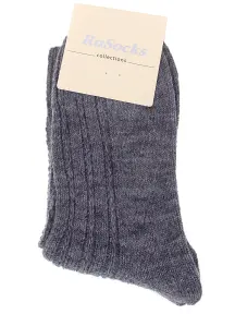 Женские полушерстяные носки RuSocks (Орудьевский трикотаж) СВЕТЛО-СЕРЫЕ (Ж-180)