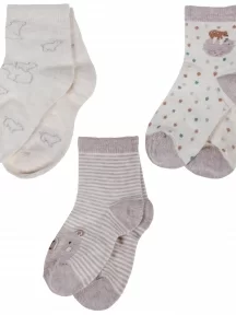 Комплект из 3 пар детских носков RuSocks (Орудьевский трикотаж), Д8-13705, микс