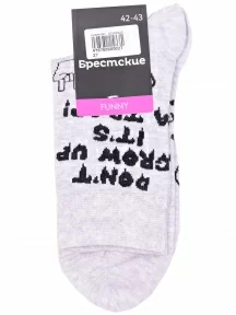 Мужские носки Брестские (БЧК), 16С2127, рис. 530, СВЕТЛО-СЕРЫЕ МЕЛАНЖ