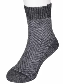 Комплект из 3 пар детских полушерстяных носков RuSocks (Орудьевский трикотаж), 3-Д-382, ТЕМНО-СЕРЫЕ