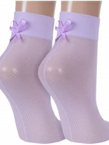 Комплект из 2 пар женских носков Conte, 2-18С-10СП, СИРЕНЕВЫЕ