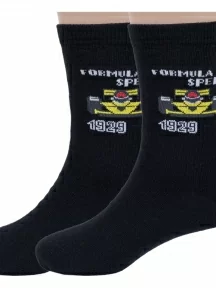 Комплект из 2 пар детских носков ХОХ, 2-d-1211, ЧЕРНЫЕ