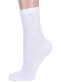 Комплект из 5 пар детских носков Альтаир, 5-М20, БЕЛЫЕ